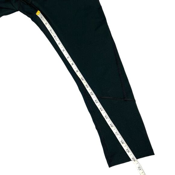 REI Co-Op Leggings Black Printed Waist Pull On Crop Active Stretch Pants Women S - Picture 6 of 12